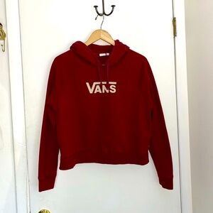 Vans Red Sweatshirt Hoodie